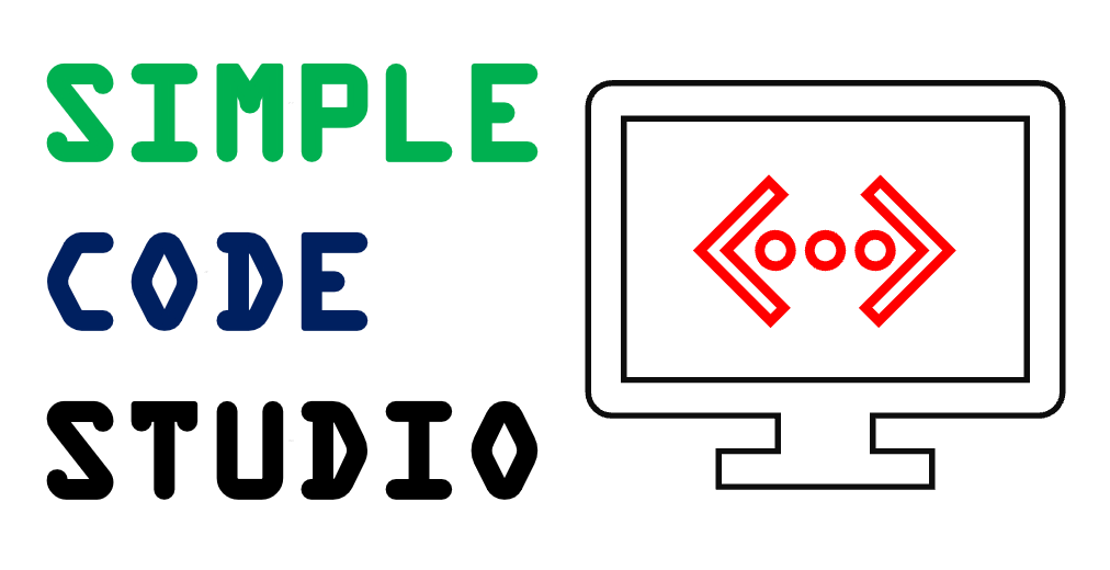 Simple Code Studio Rectangle Logo